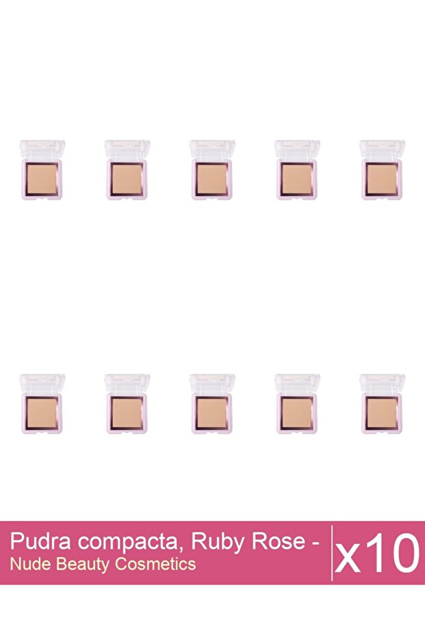 Set 10x Pudra compacta, Ruby Rose - PC30 - 1