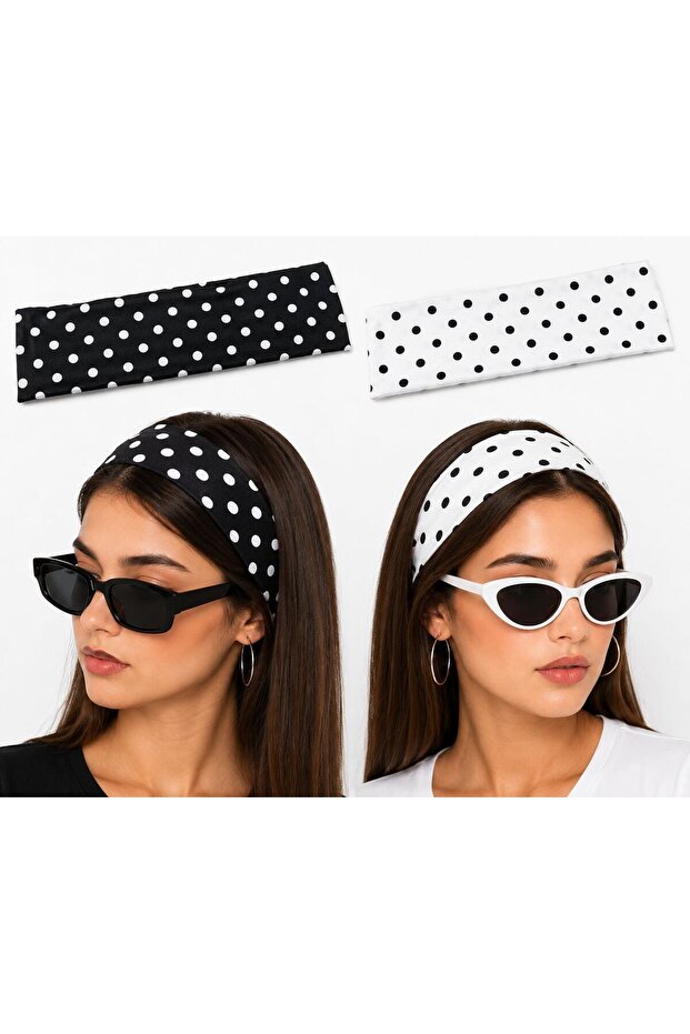 2-Piece Bandana Set with Polka Dots