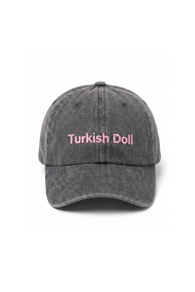 "Turkish Doll" Embroidered Baseball Cap "Turkish Doll" Embroidered Washable Hat / "Washable Hat / Washable Cap"