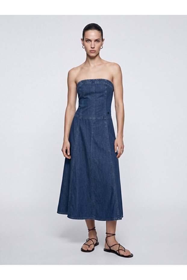 Marıka Mid Indigo Dress