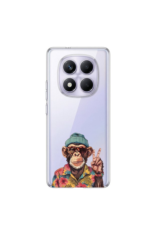 حافظة شفافة متوافقة مع Redmi Note 14 Pro بتصميم Cool Animal 9