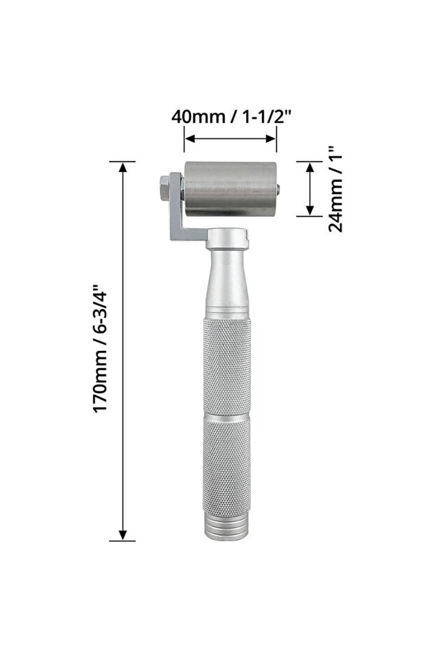 1pc-40mm 1pc Stainless Steel Home Wallpaper Seam Roller Wall Paper Construction Tool Seam Flat Rolle