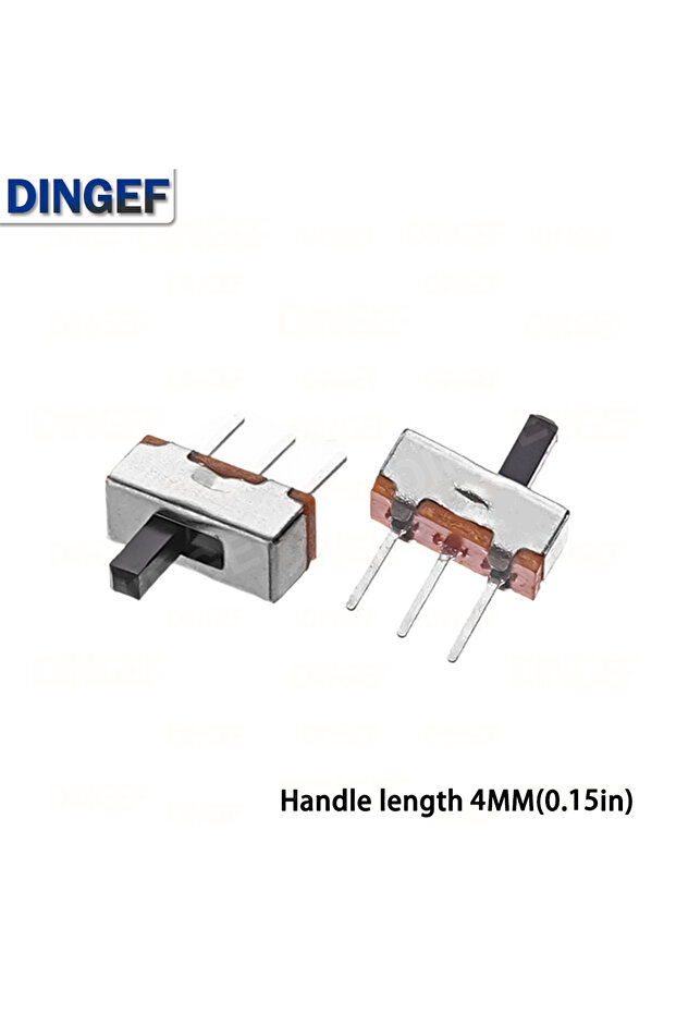 Handle length 4MM 20PCS SS12D00 Toggle Switch 2 Position SPDT 1P2T 3 Pin PCB Panel Mini Vertical Sli