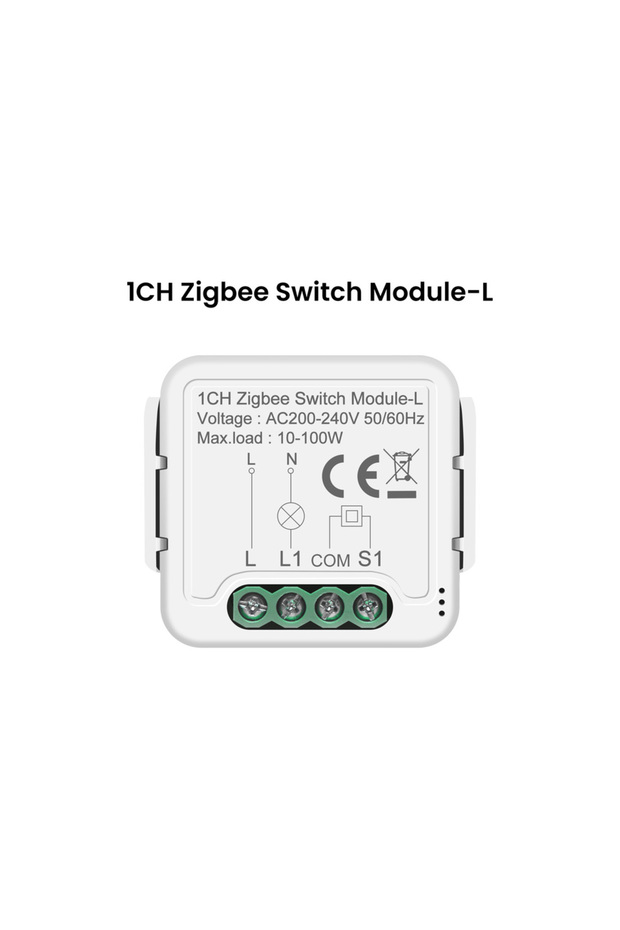 وحدة تحكم ZigBee 1CH-L GIRIER Tuya ZigBee 3.0 لا تتطلب سلكًا محايدًا، وحدة قاطع/مرحل 1/2/3/4 قنوات S