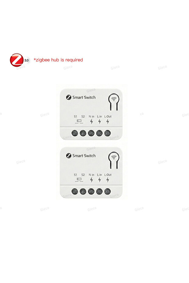 2PCS Switch ZigBee Tuya Smart Switch Module Mini DIY Light Relay Breaker Smart Home Automation Work