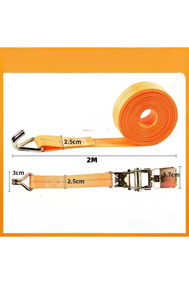 2M Truck Binding Belt Tensioner Small Ratchet Tensioner Self-Locking Cargo Packaging And Fixing Airc