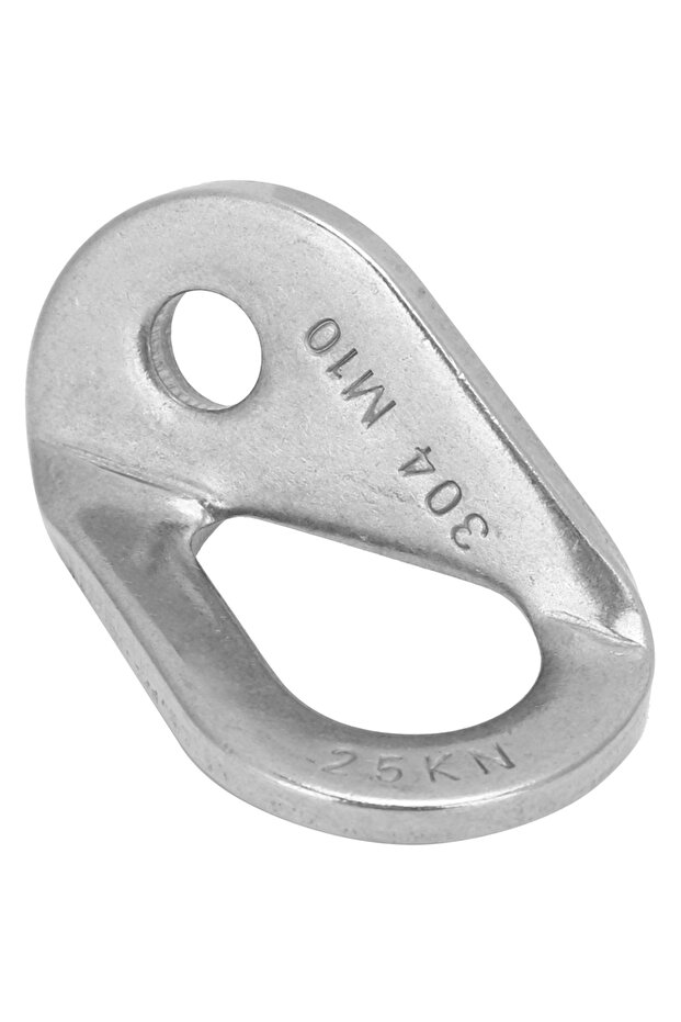 Silver M10 Climbing Hardware Rock Bolt Hanger Plate Outdoor Climbing Rock Bolt Expansion Bolt Hanger