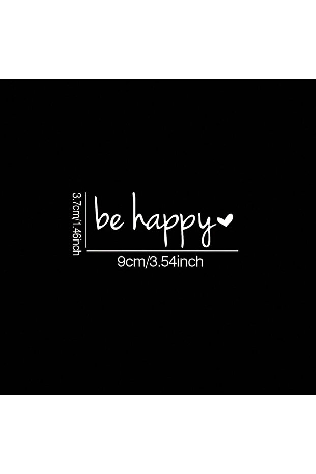 white Spread Joy With Love-themed Car Stickers, Notebook Decals, And Waterproof Vinyl Stickers For C
