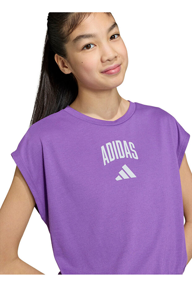 Purple Girls Printed T-Shirt Kd5929 Jg Clgt Tee