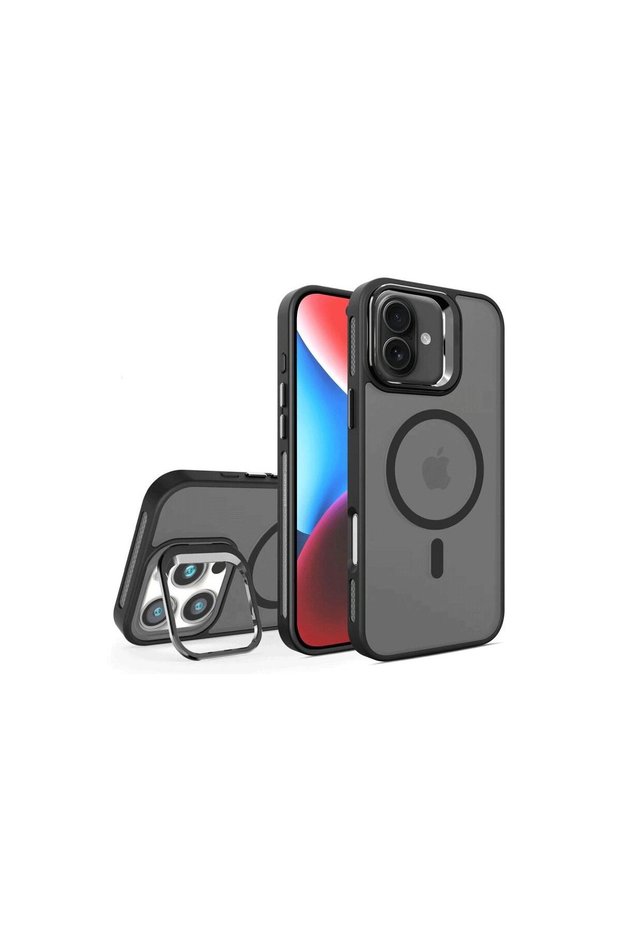 Joko Apple iPhone 16 Flet Lens Magsafe Cover - Black