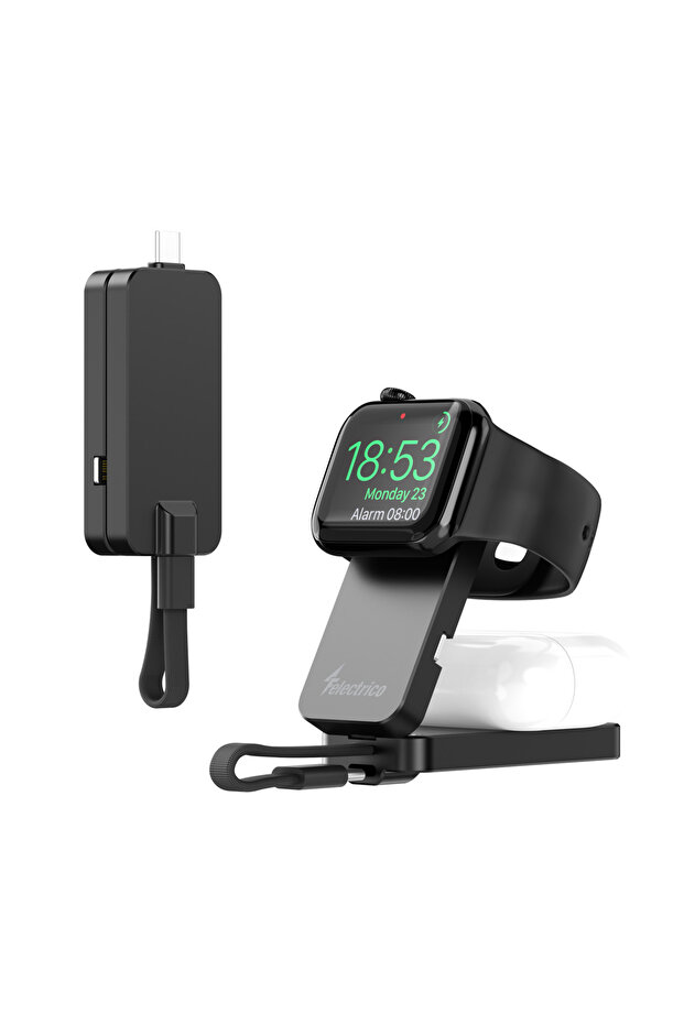Smart ChargeStick 4-in-1 Wireless Charger with USB-C, 60W PD, Fast Data Transfer Adapter for iPhone, Samsung, Apple Watch, AirPods CS-41