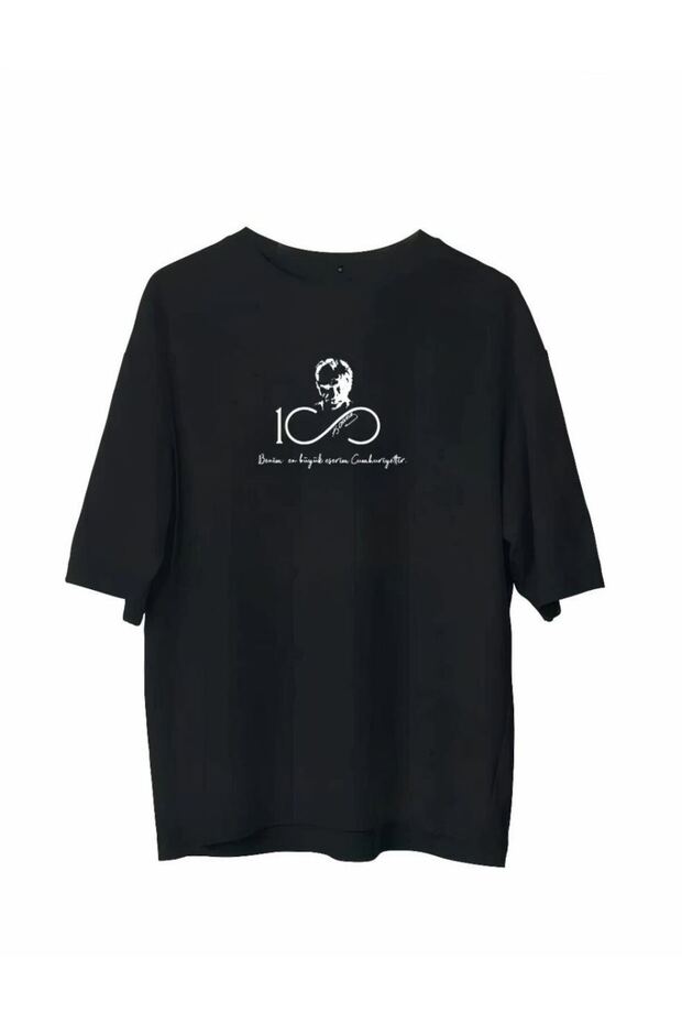 Men's Printed T-Shirt Short Sleeve Crew Neck Regular Fit Comfortable Fit Casual T-Shirt - Black Mariposa