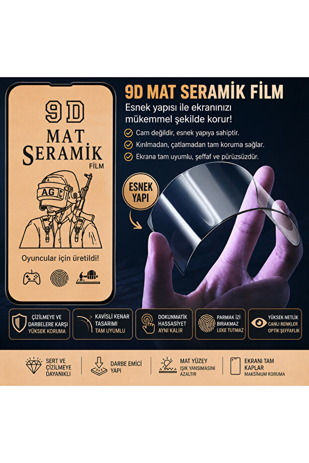 Galaxy Note 8/Note 9 Compatible Matte Ceramic Screen Protector Shatterproof Anti-Impact - 2