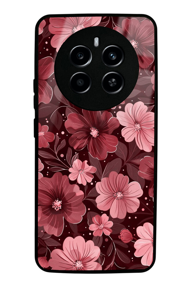 Realme 12 Pro Velvet Burgundy Design Glossy Phone Case