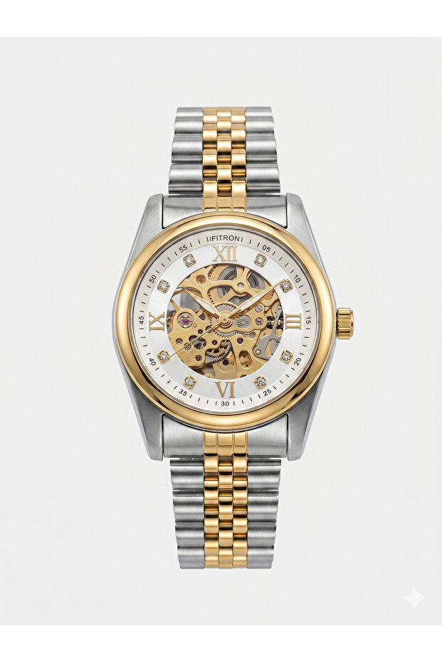 KVOGUES ROUND WITH DIAMONDS 117211 M WHITE DIAL - MEN'S AUTOMATIC