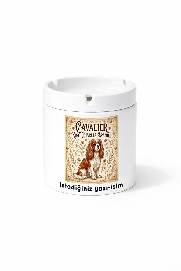 Animal Cavalier King Charles Spaniel Dog Printed Ashtray Ashtray Gift
