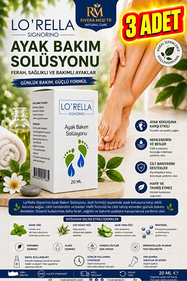 Ayak Bakım Solüsyonu 3 ADET