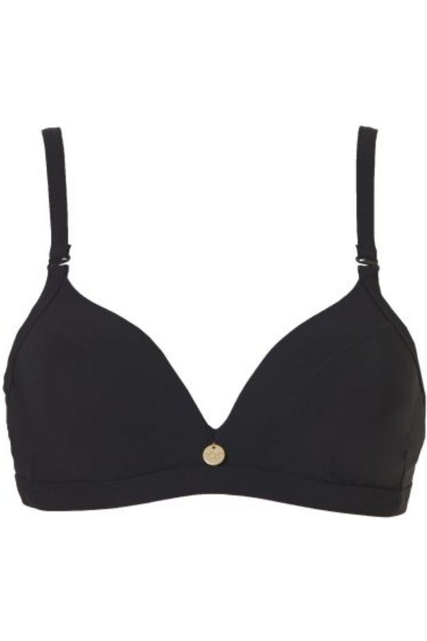 Sutien Triangle Bikini Top Negru