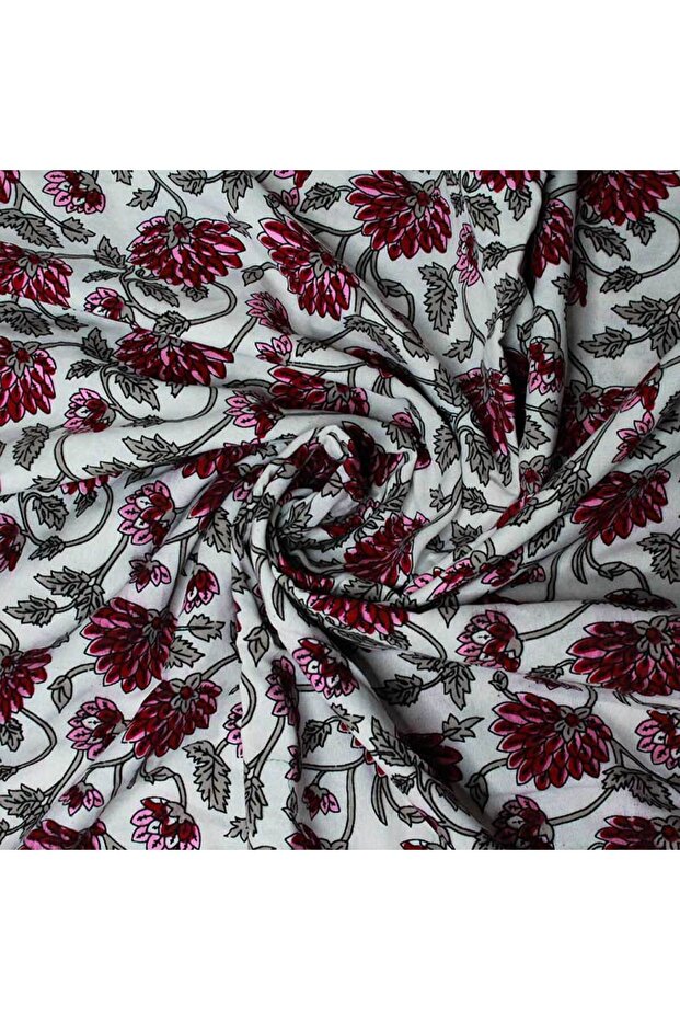 Reversible Baby Dohar – Maroon and Green print