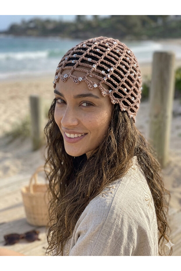 Trend Sequin Mesh Beanie