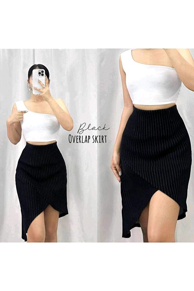 Overlapping skirt