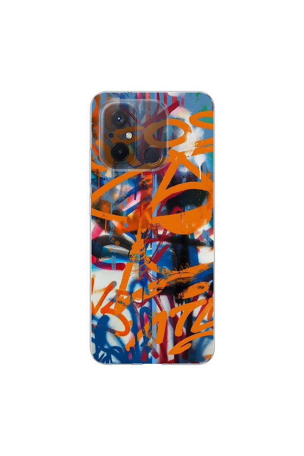 Redmi 12C Compatible Graffiti 2 Design Transparent Case