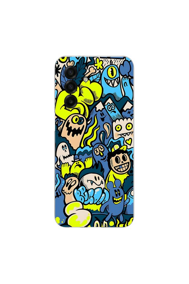 Samsung Galaxy A17 Compatible Graffiti 11 Design Transparent Case