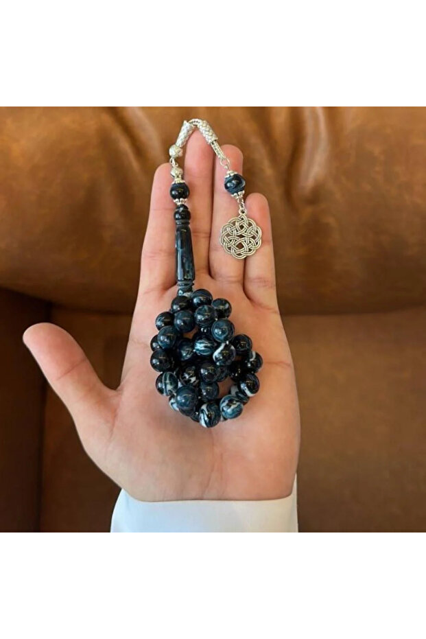 Black Bakelite Rosary - 3