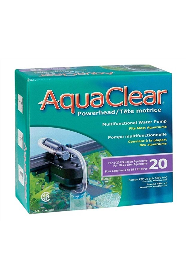 AquaClear Powerhead #20-V for L Aquariums