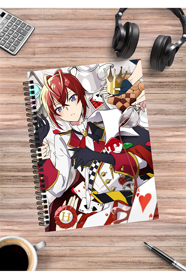 Twisted Wonderland Anime Spiral Notebook A5 (50 Sheets)