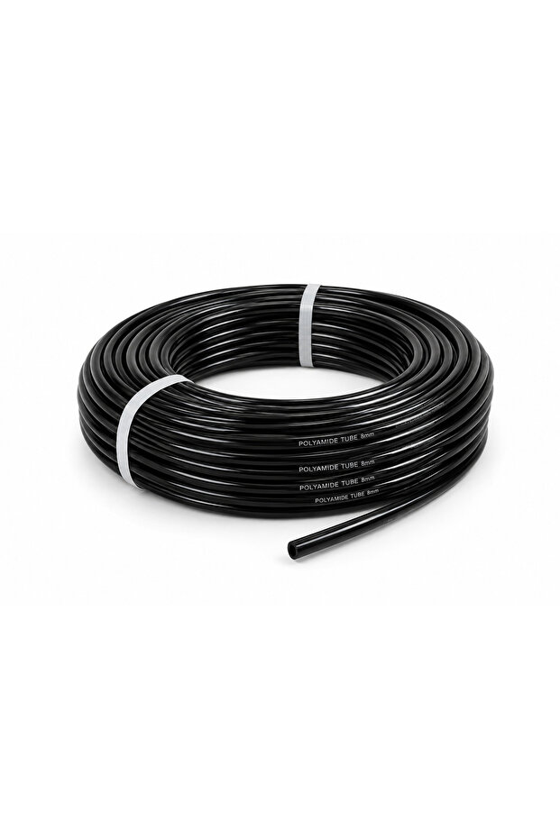 Gds 8mm Polyamide Hose 5 Meters Pa12 Pneumatic Air Hose Black