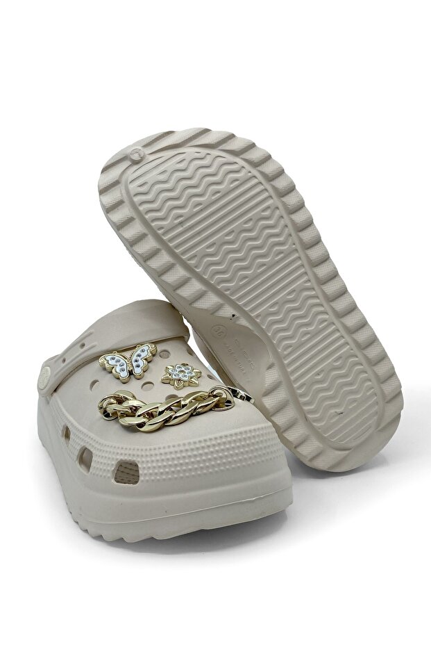 Comfortable Ecru Orthopedic Daily Slippers & Sandals Suitable for Hospital and Chef Use