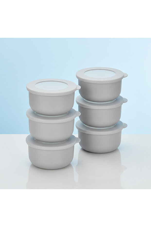 Premium 6-Piece Storage Container Set 500 ml – Durable Food Storage Set with Locking Lids, Leak-Proof, Refrigerator and Freezer Compatible
