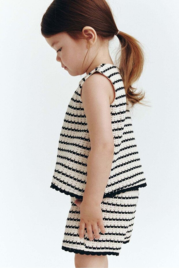 2-piece textured-knit set