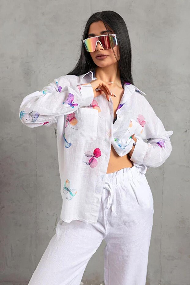 26Y0052K1 Women's Patterned Shirt