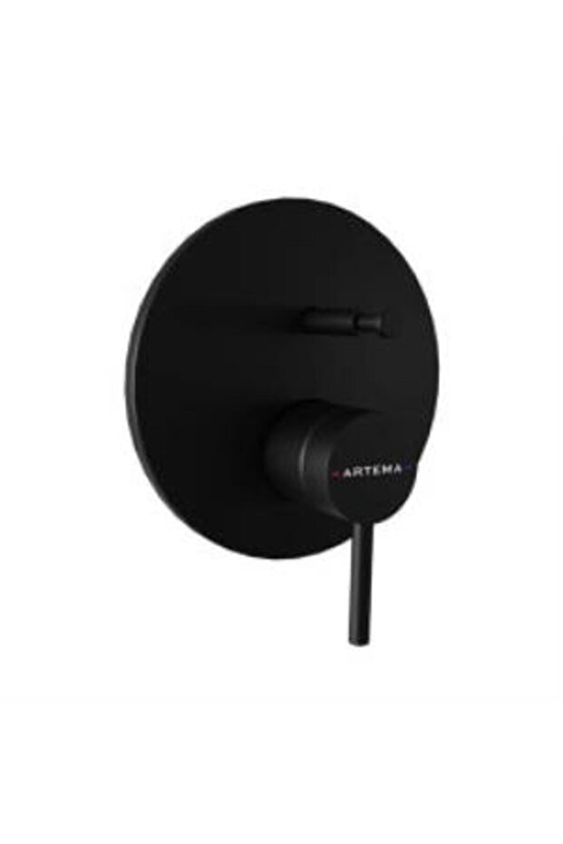 Minimax Round A4362036 Built-In Mechanical Bathroom Faucet, Matte Black