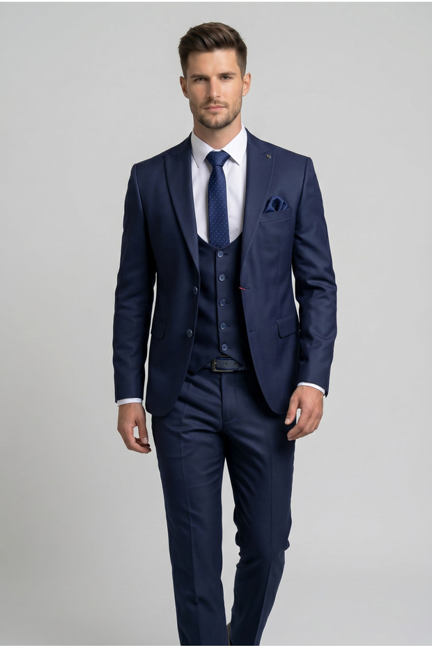 Men's Slim Fit Vest Suit (2026)