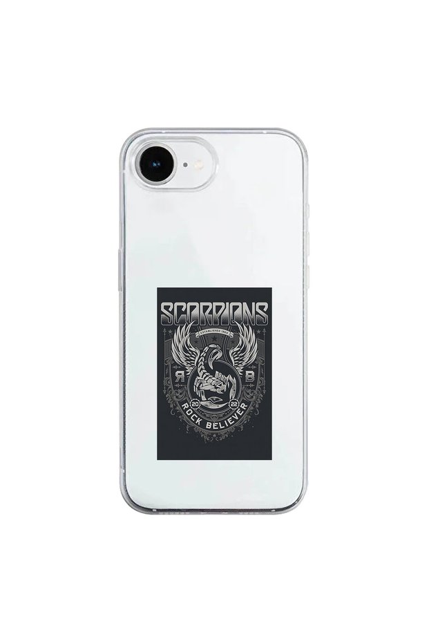 iPhone 17E Compatible Metal 16 Design Transparent Case
