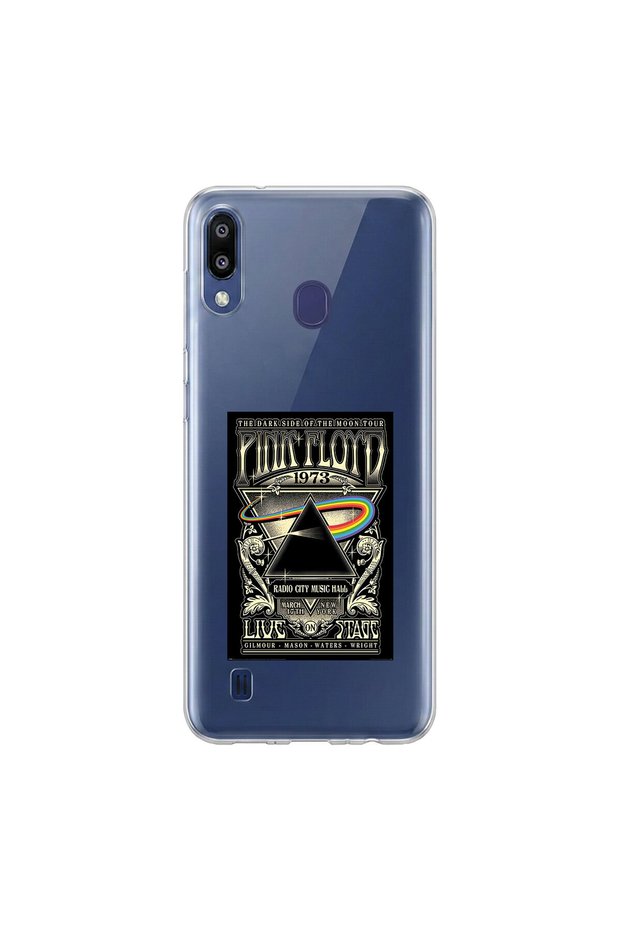 Samsung Galaxy M10S Compatible Metal 11 Design Transparent Case