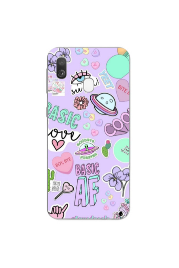 Samsung A40 Basic AF Transparent Silicone TPU Θήκη