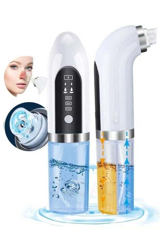 Generic Blackhead Remover Vacuum Pore Cleaner Face Electric Blackhead Extractor Tool with 6 Replacement Probes USB Rechargeable