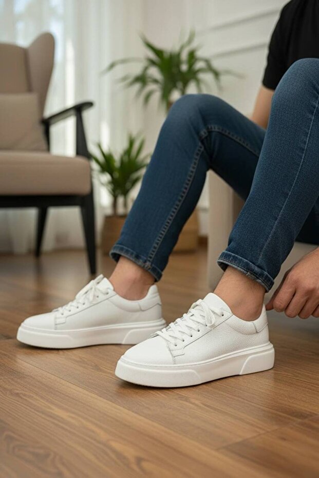 EVA TABAN DERİ SNEAKER