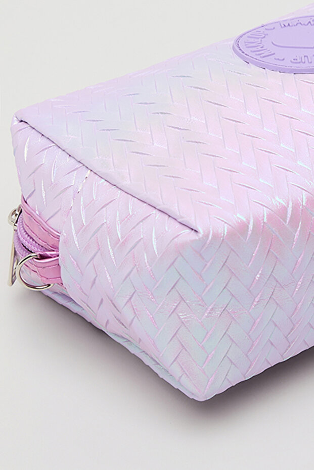 Patterned Cosmetic Pouch - 4