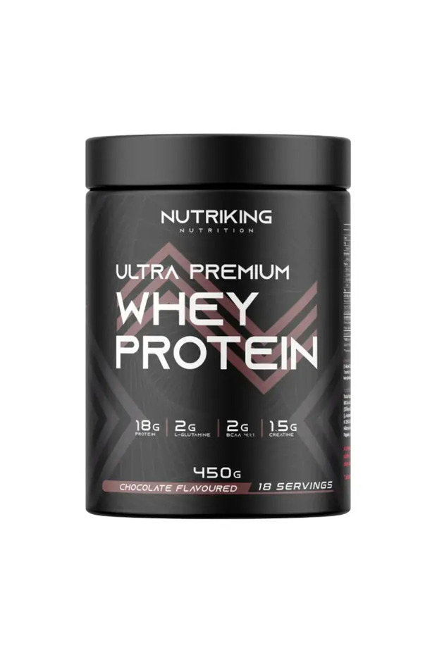 Whey Protein Powder 450g 18 Servings Chocolate Flavored