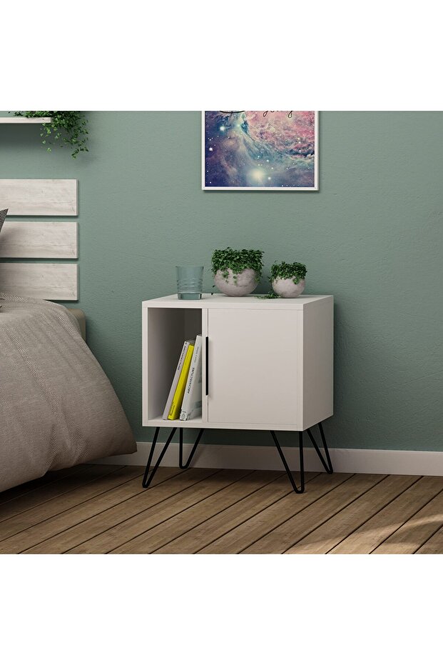 Glynn Nightstand 50.2cm W - White/White