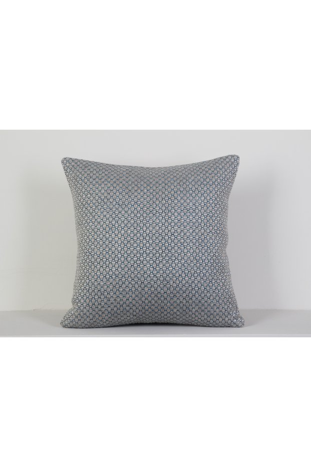 Light Blue Textured Decorative Throw Pillow Cover Modern Stylish Design