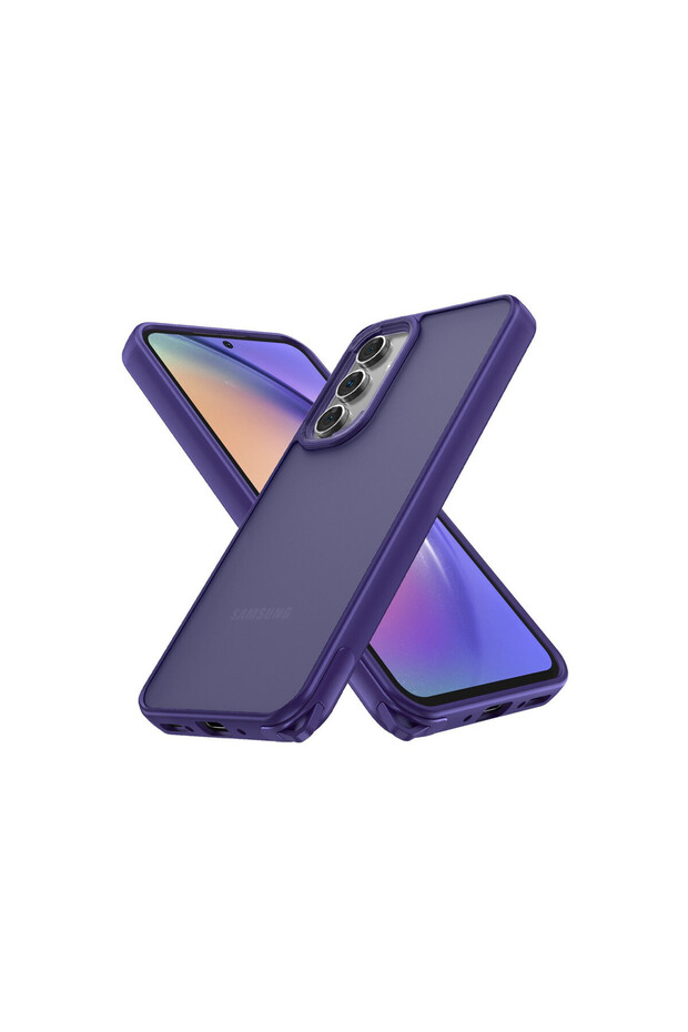 Samsung Galaxy A14 4g Compatible Case Elegant Cover - Deep Purple