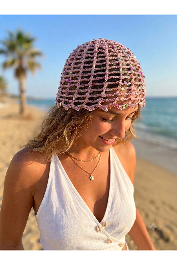 Sequin Beret