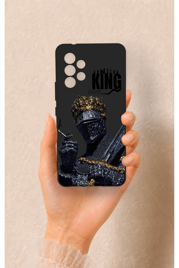 Samsung A53 Compatible King Patterned Silicone Case