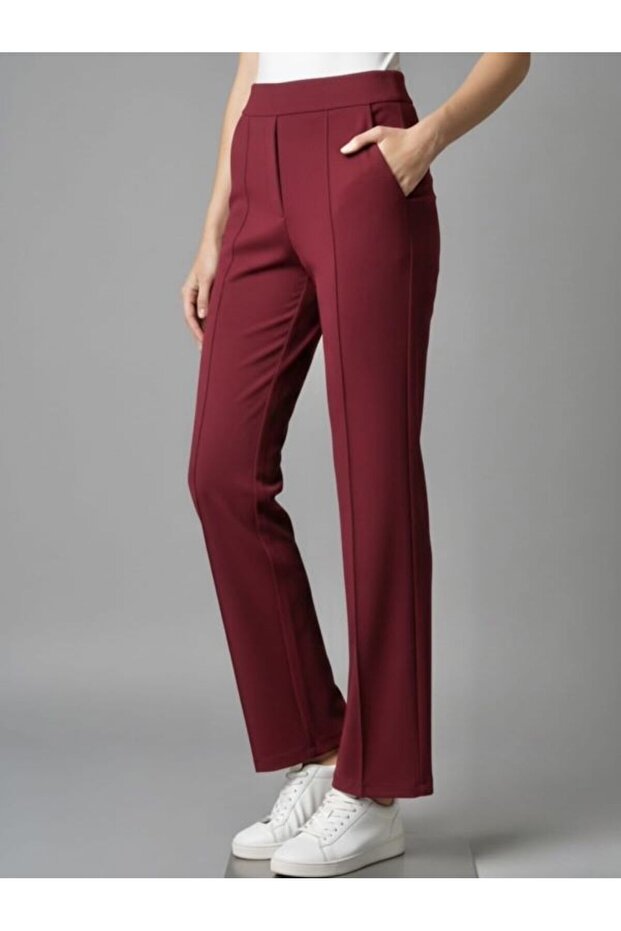 Crepe Cotton Patletli Crepe Pants